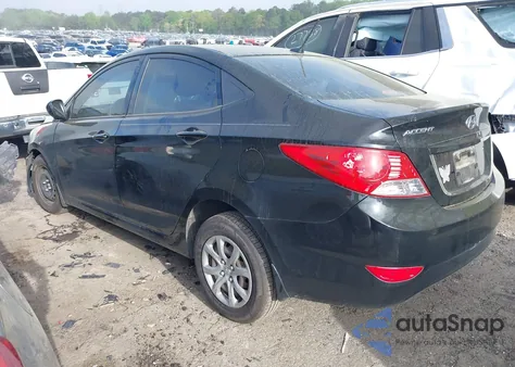 2013 Hyundai Accent Gls z USA, uszkodzony, nr VIN KMHCT4AEXDU433714